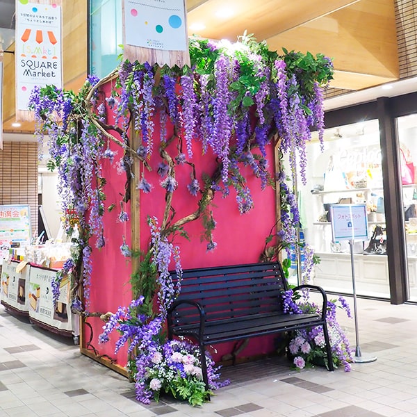 装飾・装花・設営・季節の植栽・イベント装花・花の装飾・季節演出・催事装花・花空間デザイン、空間装飾シーズン過去実績